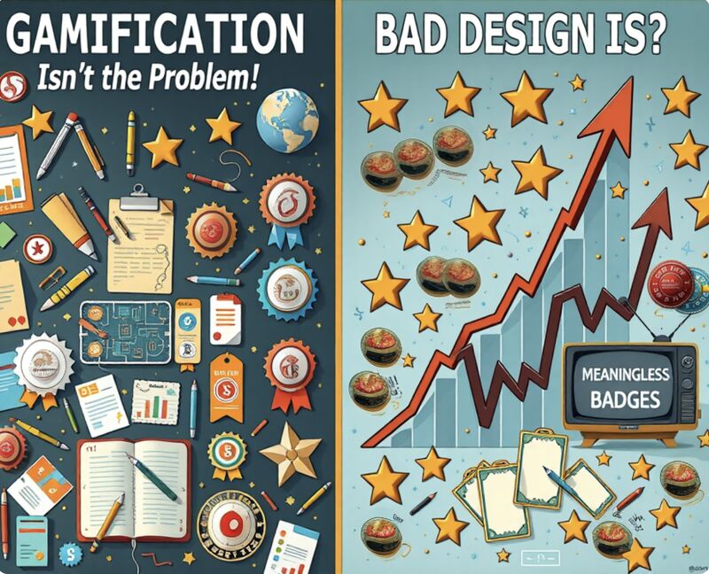 Gamification isn't the problem, bad design is